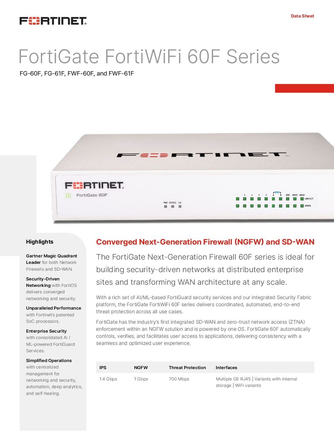 Firewall Fortinet FortiGate 61F (FG-61F-BDL-950-12) - Ảnh 4