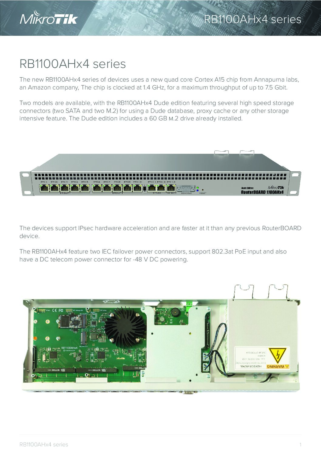 MikroTik RB1100AHx4 (RB1100x4), Thiết bị cân bằng tải Router chịu tải 500 user - Ảnh 6