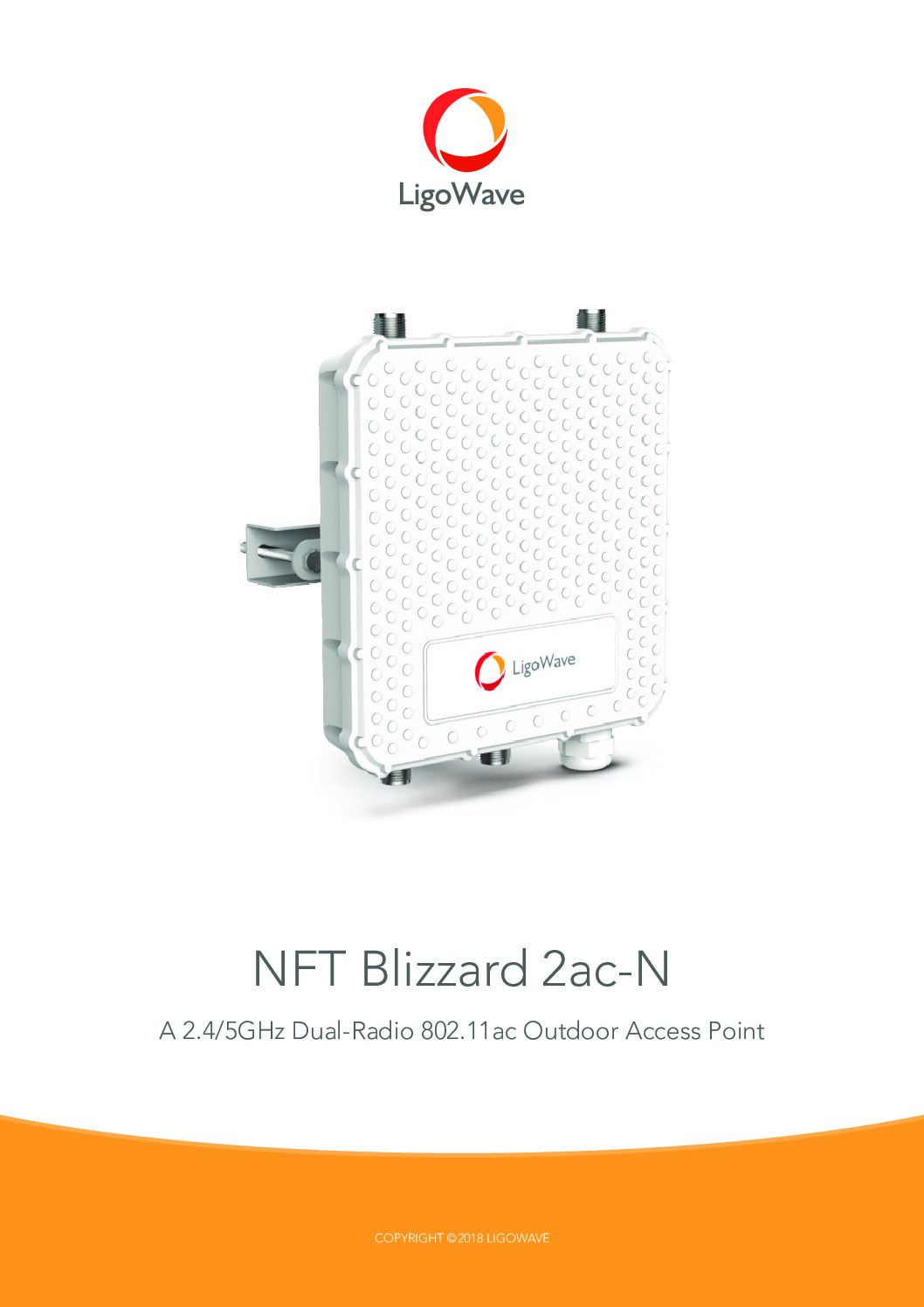 Bộ phát wifi LigoWave Infinity NFT Blizzard 2ac-N outdoor 2×2 MIMO 1.167Gbps - Ảnh 4