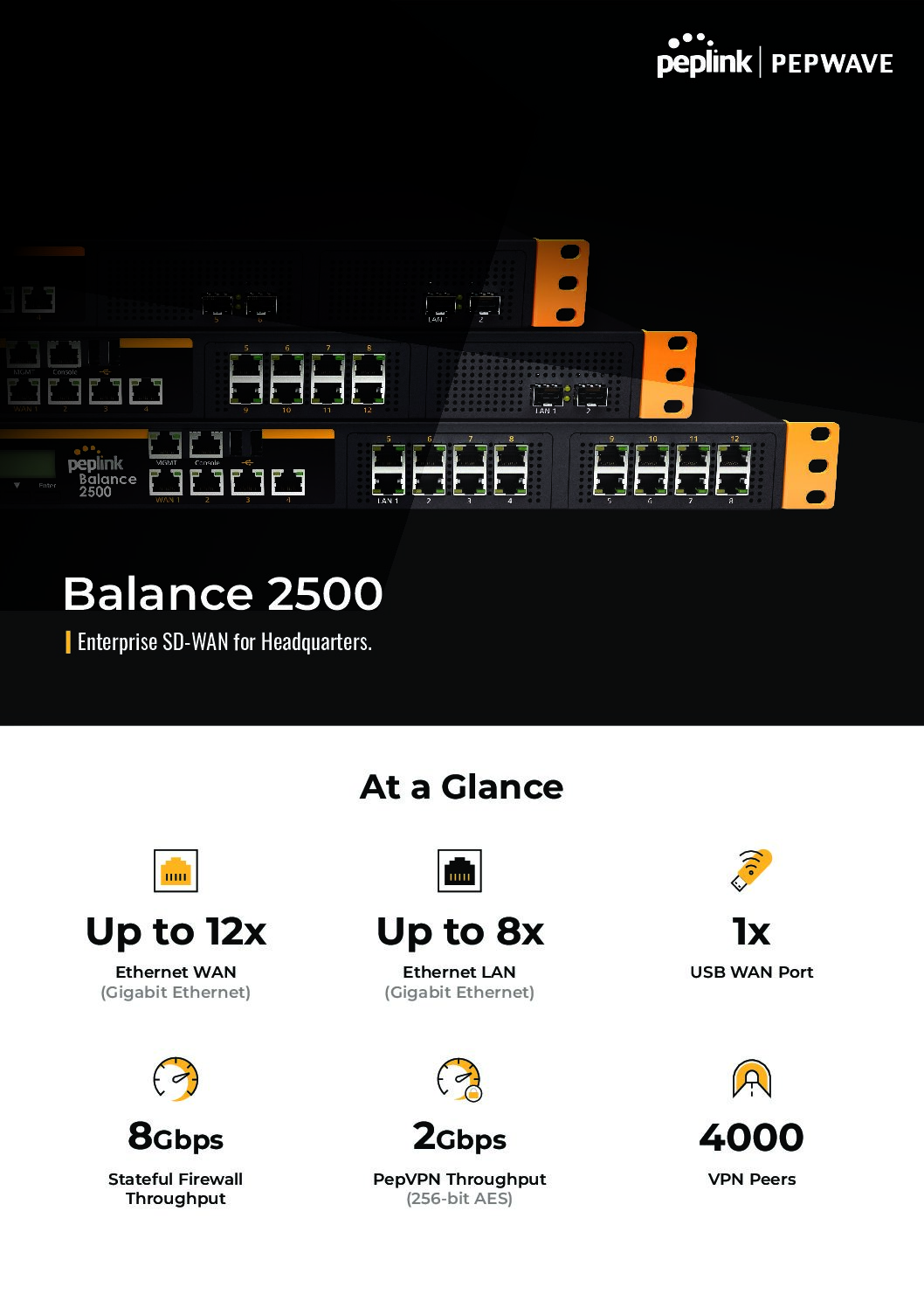 Peplink Balance 2500 Load Balancing Router (BPL-2500) - Ảnh 5