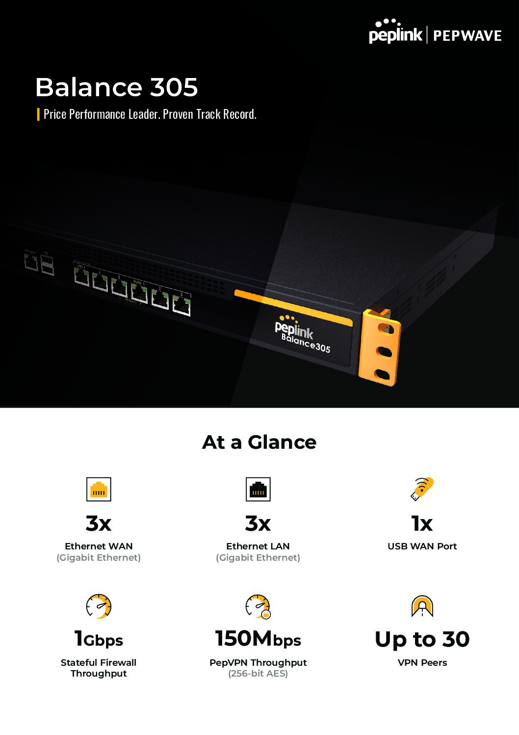 Peplink Balance 305 Load Balancing Router (BPL-305) - Ảnh 5