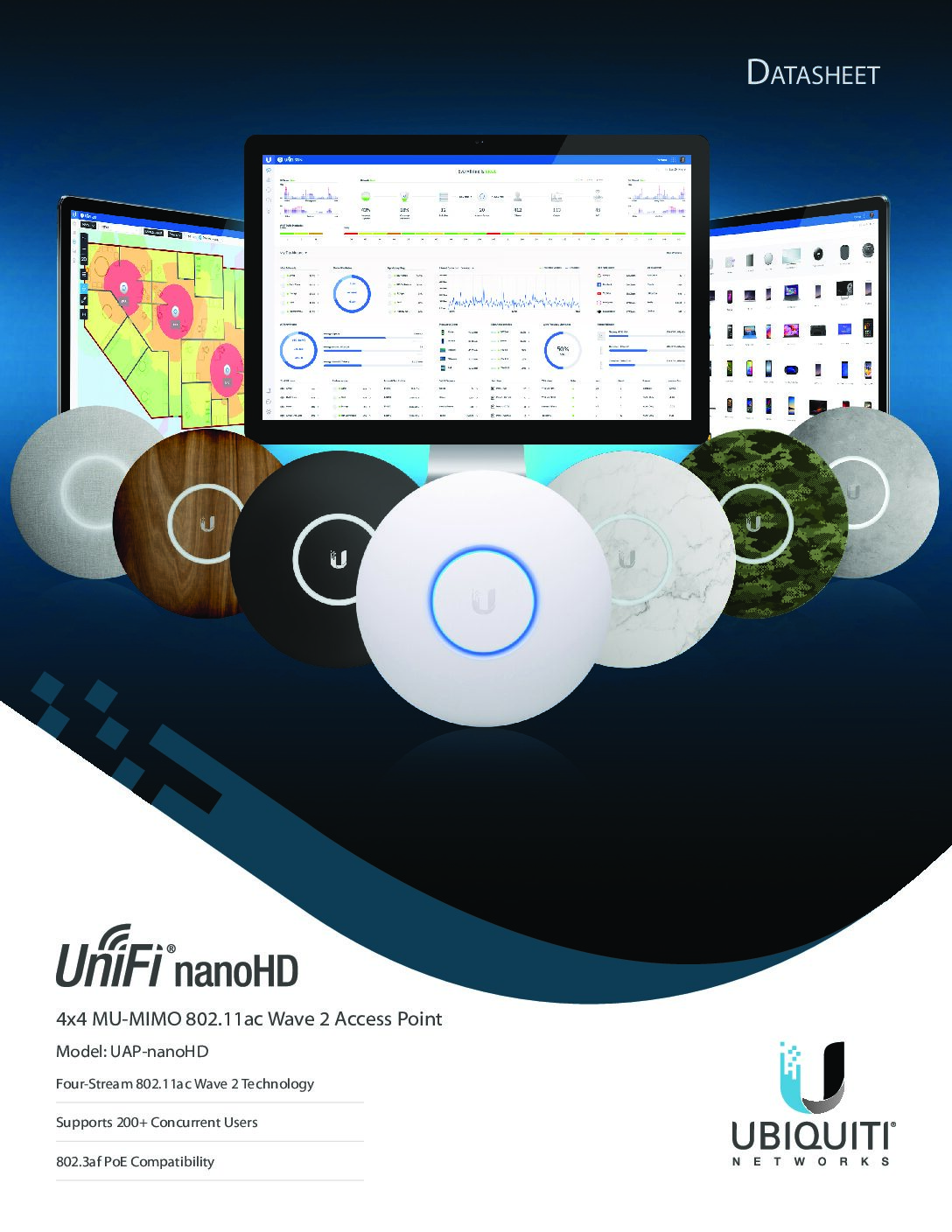 Bộ phát wifi UniFi NanoHD (UAP-nanoHD) 2033Mbps, Lan 1GB (kèm nguồn) - Ảnh 7