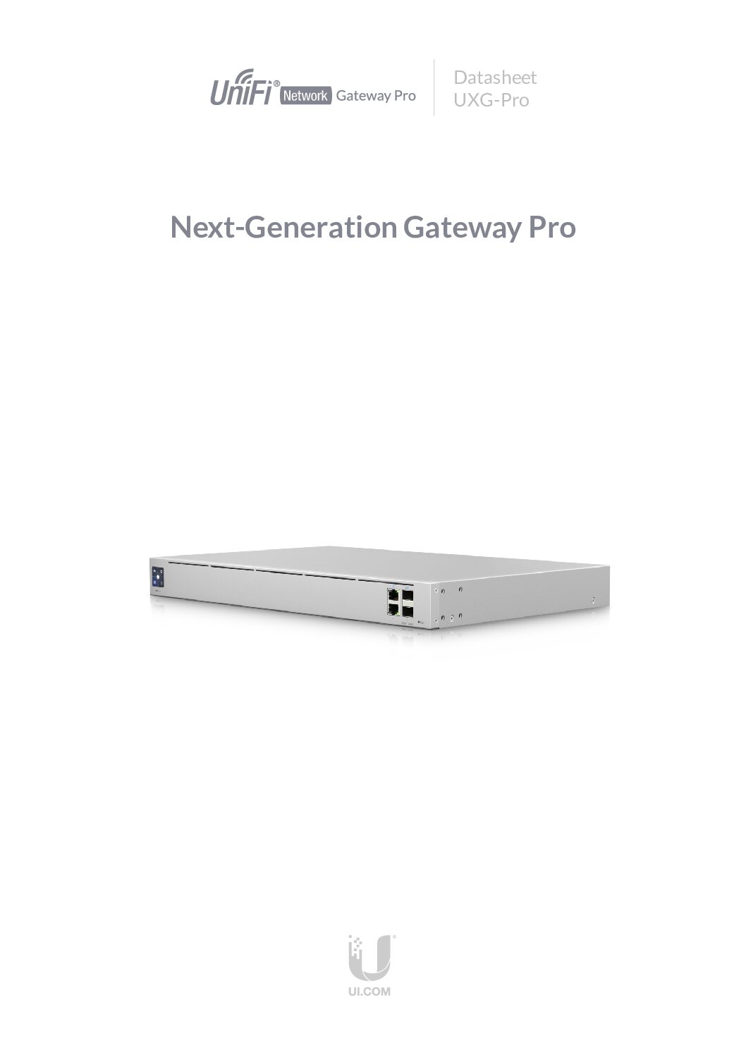Thiết bị cân bằng tải Router UniFi Gateway Professional (UXG-PRO) - Ảnh 7